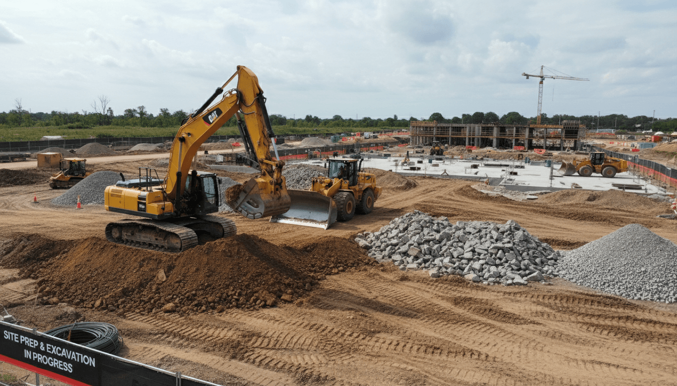 Excavation and site preparation in Idaho Falls